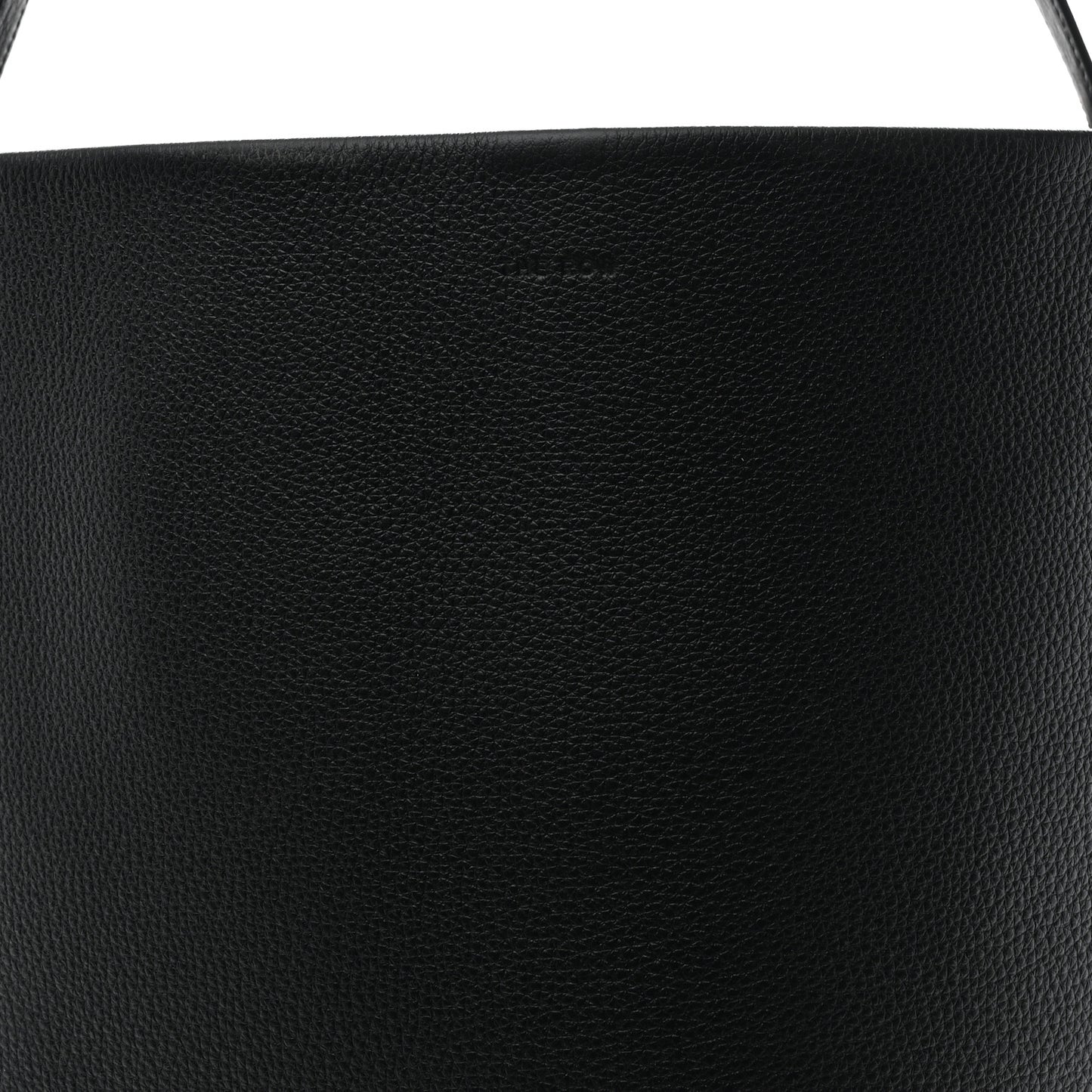 Grained Calfskin Large N/S Park Tote Black