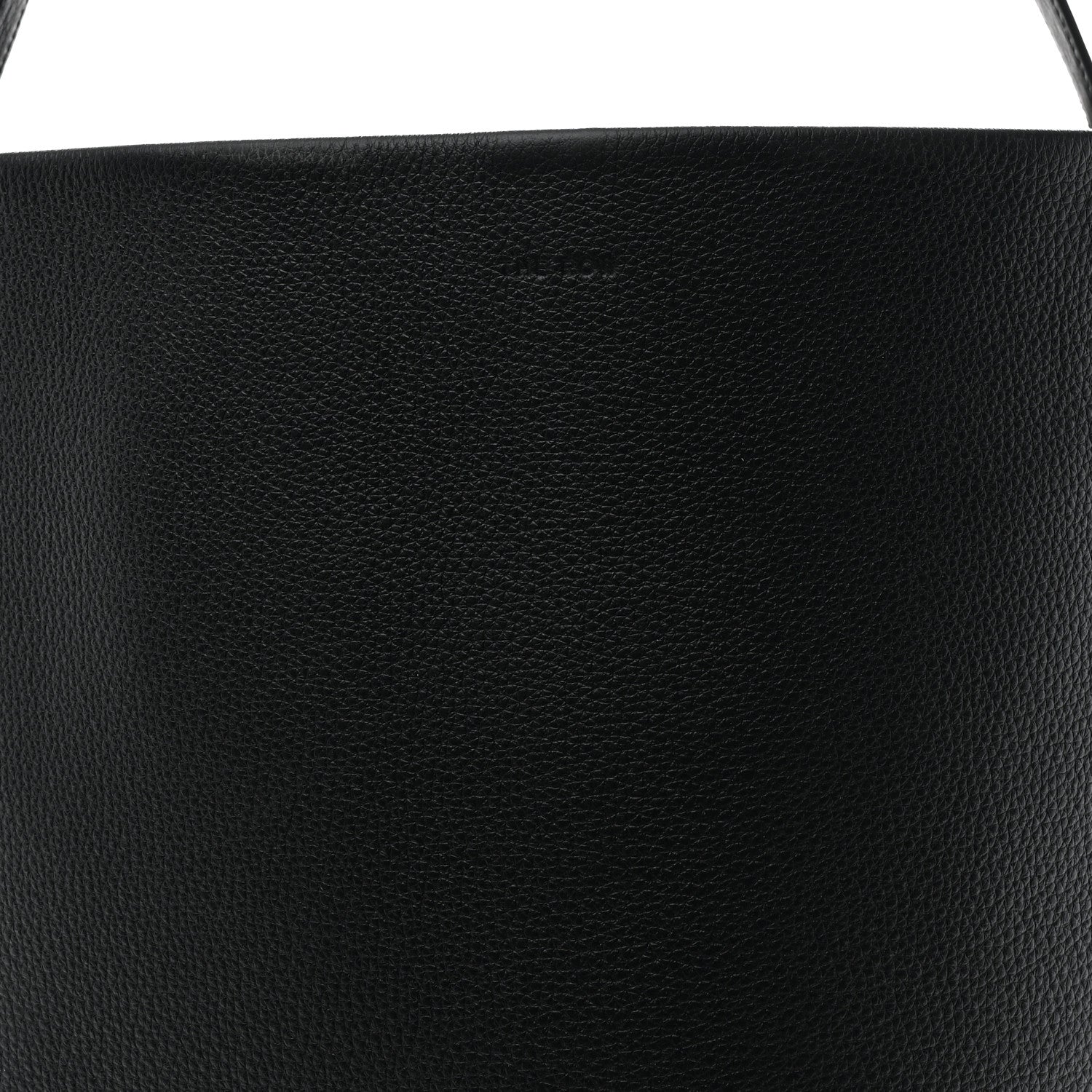 The Row Grained Calfskin Large N/S Park Tote Black 8 of 10