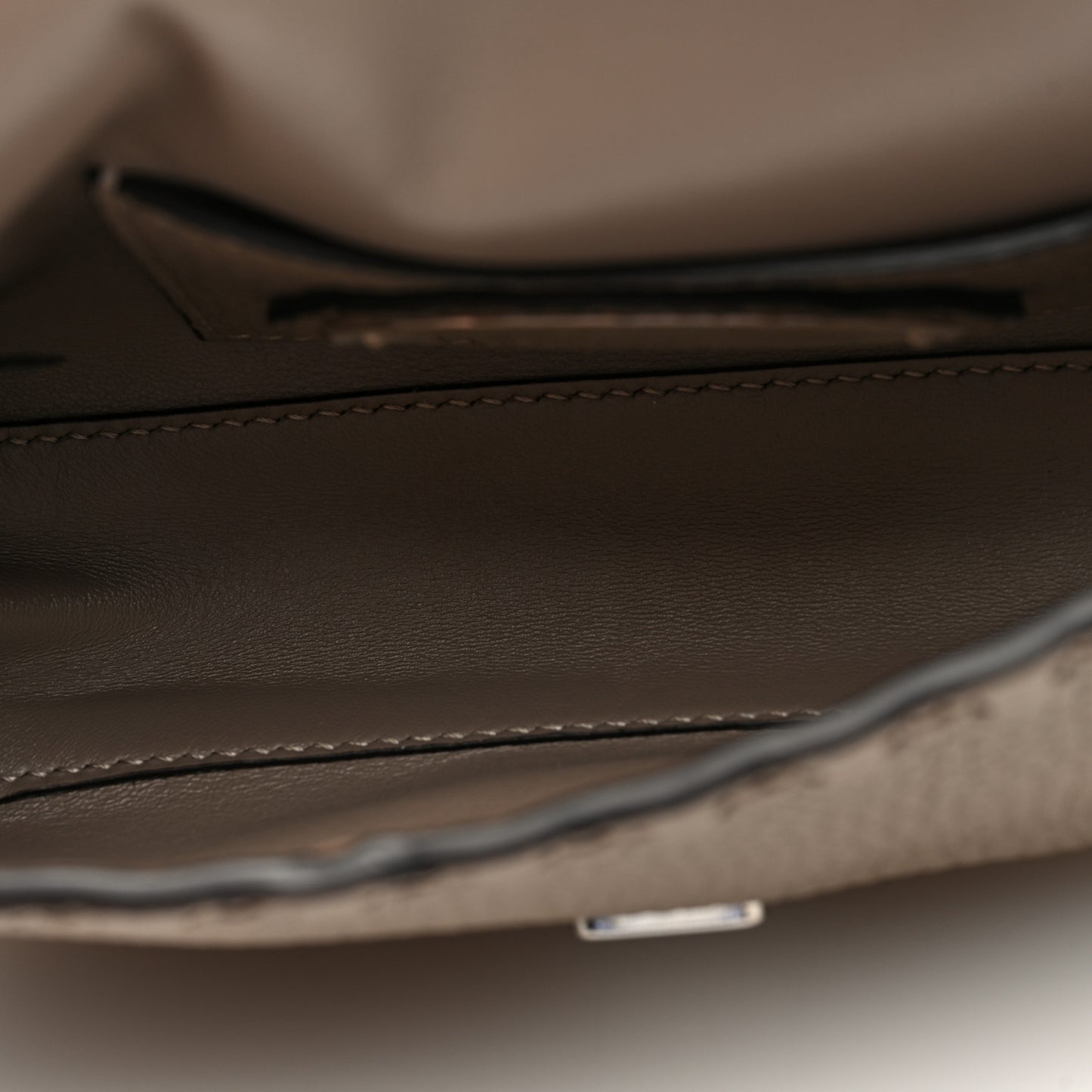 Cuoio Roma Sellerissima Nappa Sintetica Tape Stitch Mini Baguette Corda