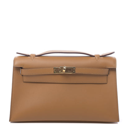 Hermes Swift Kelly Pochette Clutch Sesame 1 of 11