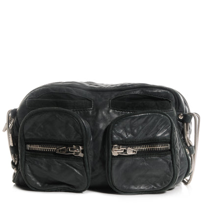 Alexander Wang Washed Lambskin Brenda Chain Black 1 of 6