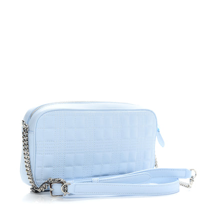 Burberry Lambskin Quilted Camera Bag Pale Blue 3 of 9