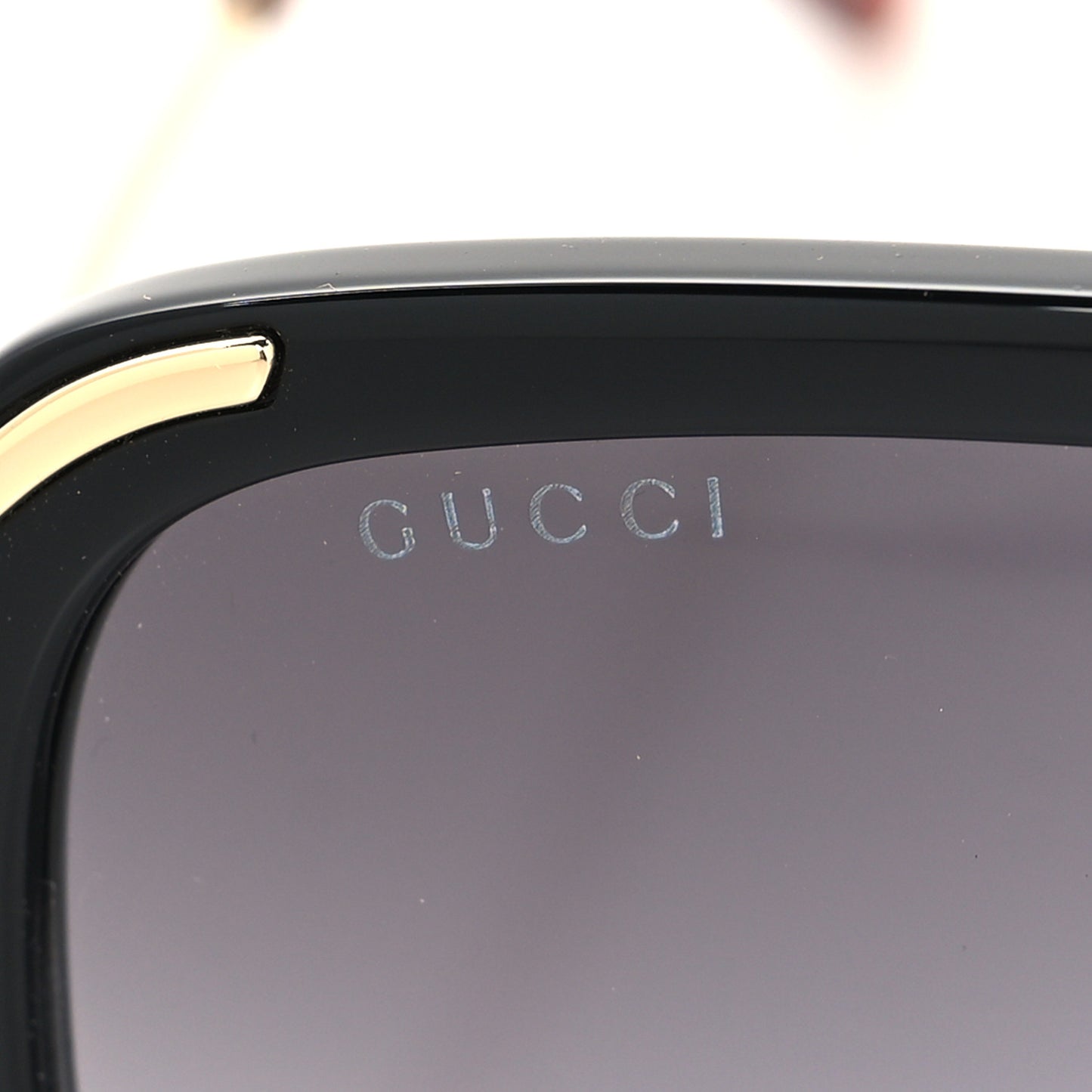 Acetate Butterfly Sunglasses GG0647S Black White