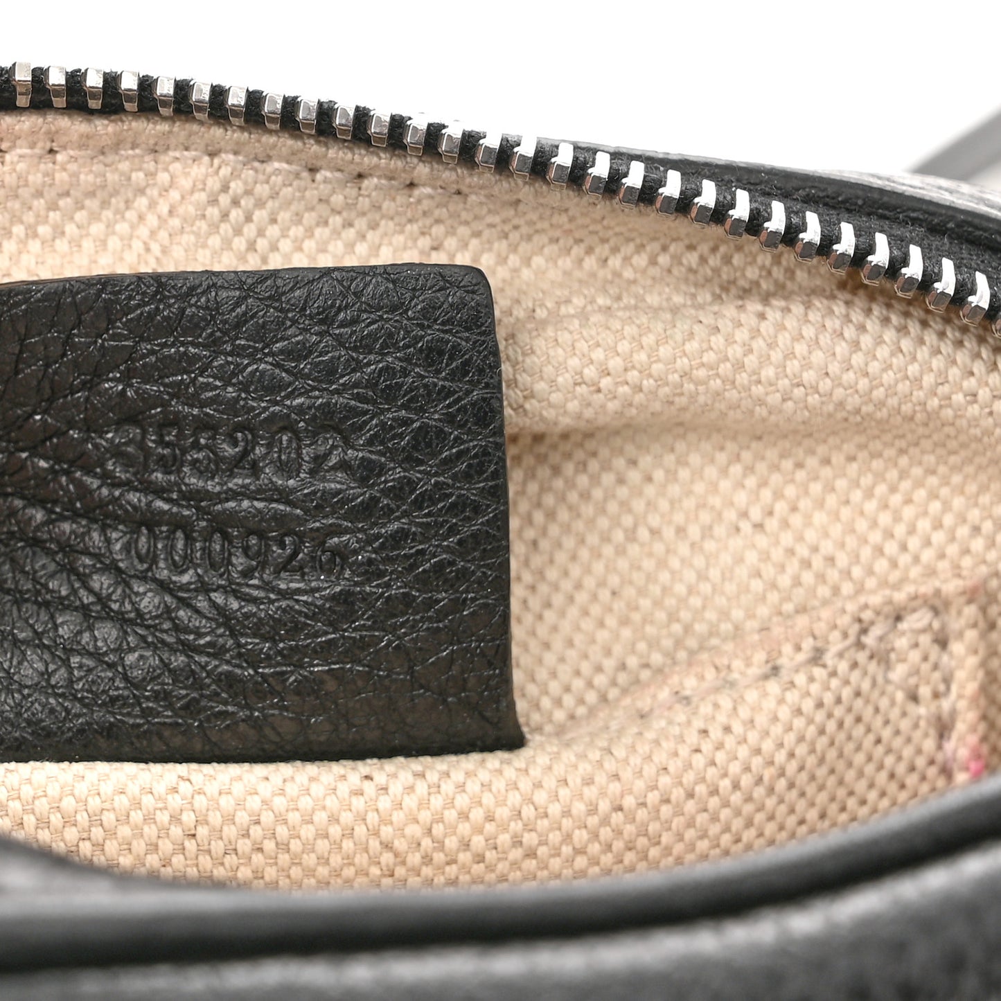 Pebbled Calfskin Children's Mini Soho Disco Messenger Bag Black