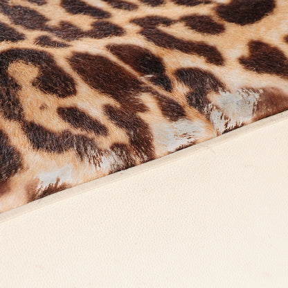 Saint Laurent Calf Hair Leopard Print Large Fauve 10 of 12