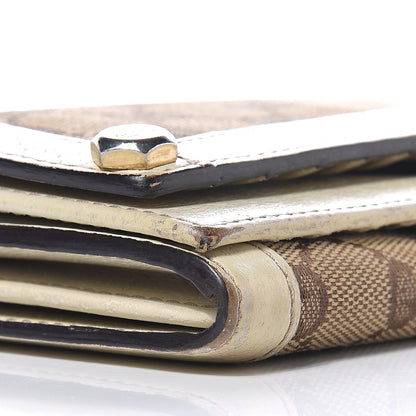 Gucci Monogram Continental Charmy Wallet White 12 of 15