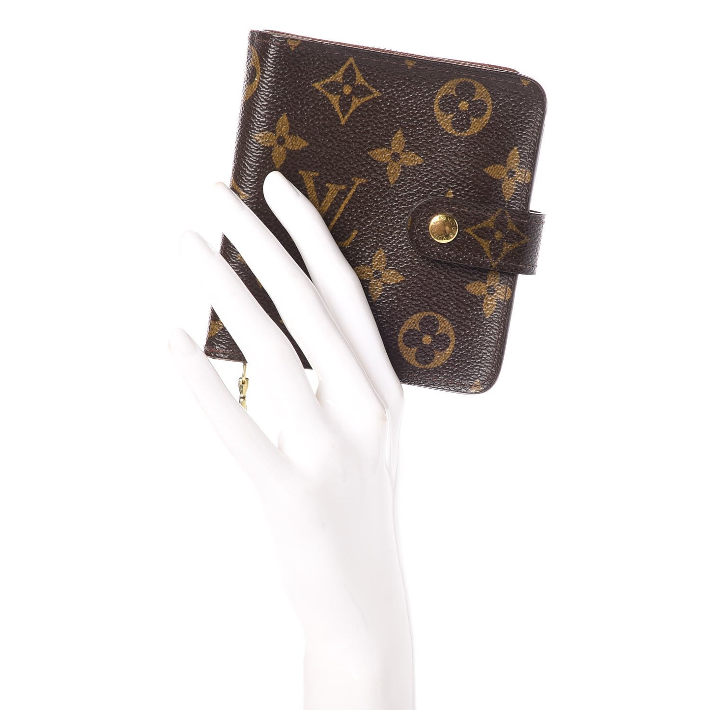 Monogram Compact Zippe Zipped Wallet