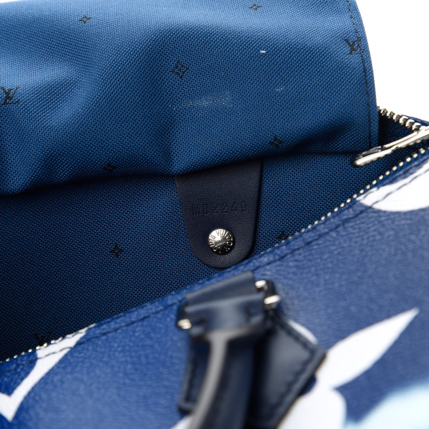 Louis Vuitton Monogram Escale Speedy Bandouliere 30 Blue 10 of 12