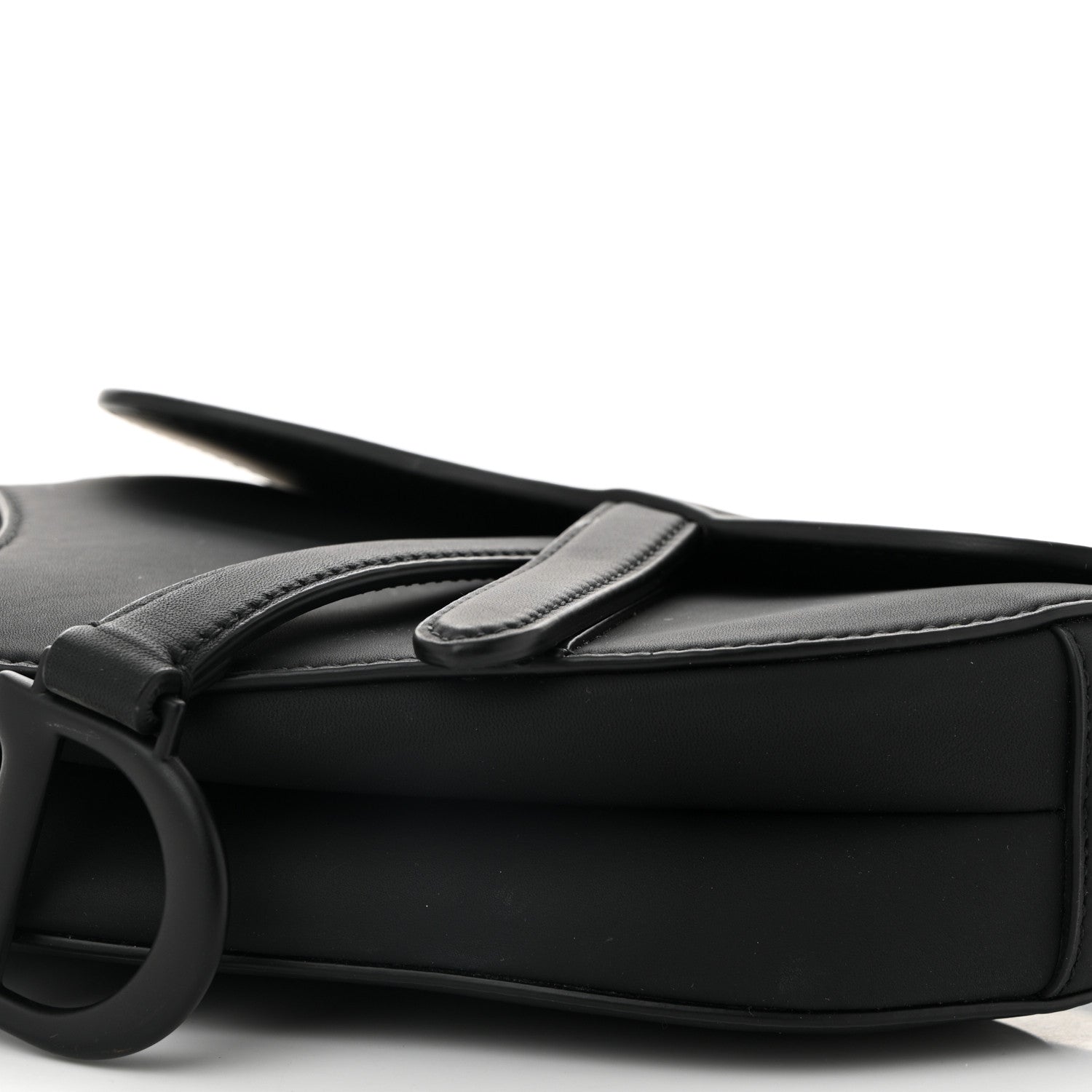 Christian Dior Ultra Matte Calfskin Mini Saddle Bag Black 10 of 10