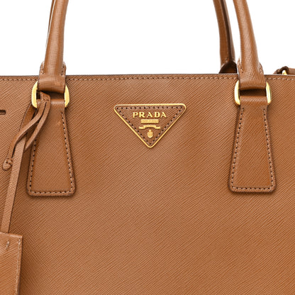 Prada Saffiano Lux Medium Tote Caramel 7 of 9