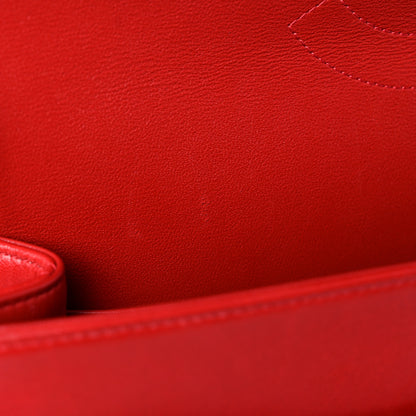 Chanel Lambskin Quilted Jumbo Double Flap Red 14 of 26