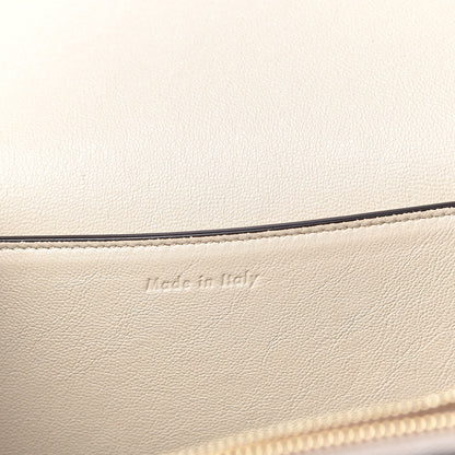 Celine Shiny Smooth Calfskin Medium Frame Shoulder Bag Grege Storm 7 of 10