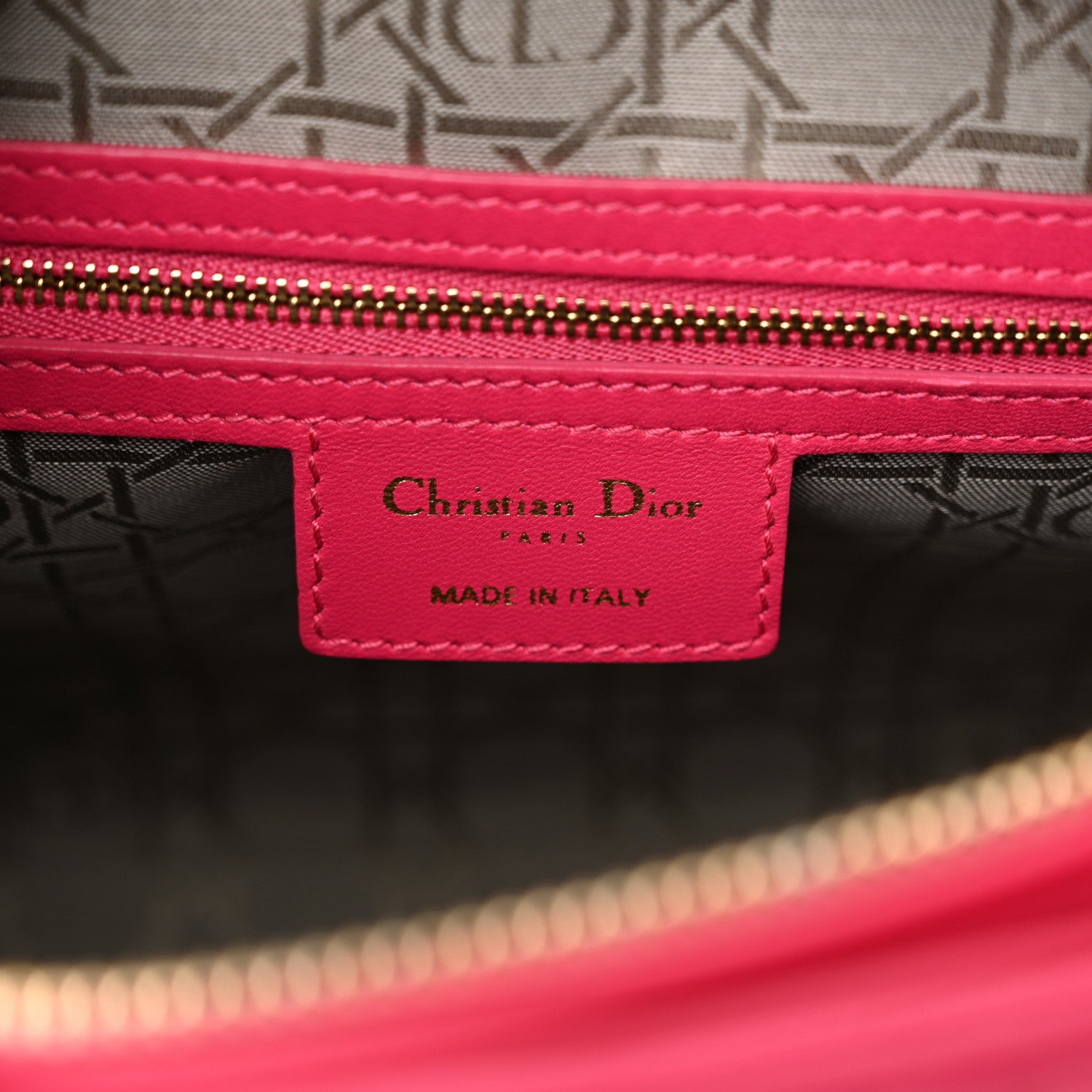 Christian Dior Lambskin Cannage Large Lady Dior Pink 6 of 11