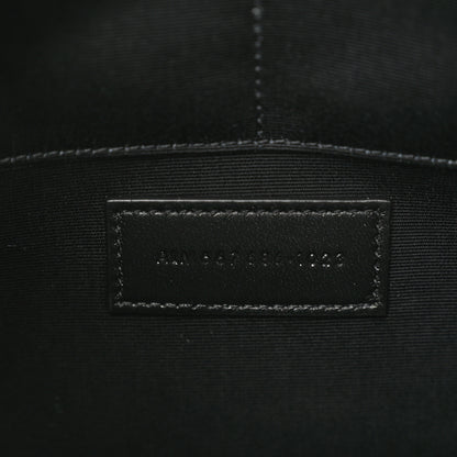 Saint Laurent Calfskin Cassandre Tablet Pouch Black Black 7 of 8