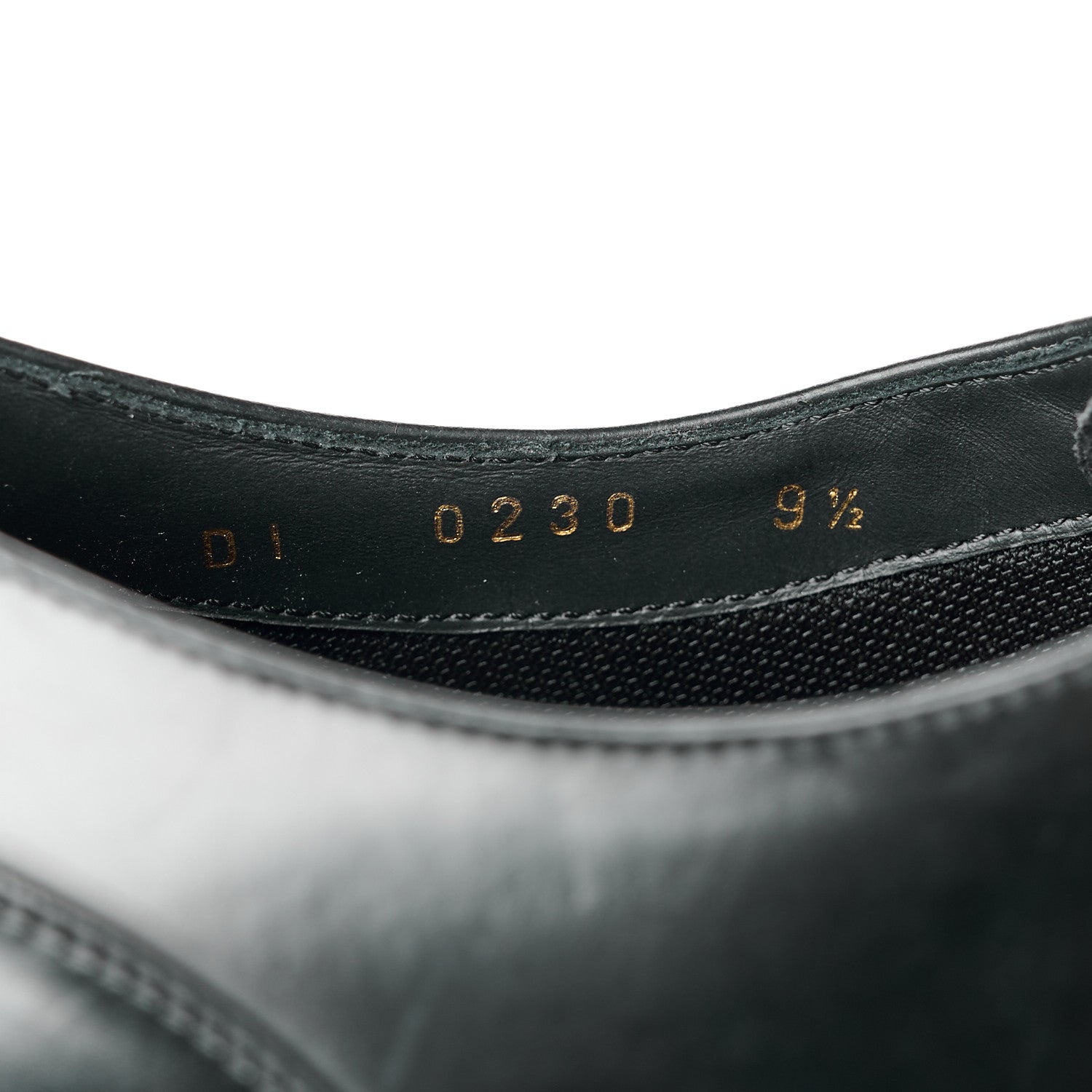 Louis Vuitton Calfskin Mens Vendome Richelieu 9.5 Black 9 of 10