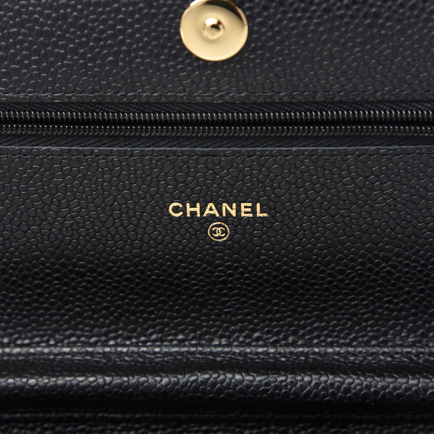 Chanel Caviar Quilted Wallet On Chain WOC Black 8 of 11