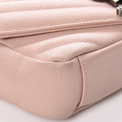 Saint Laurent Sheepskin Matelasse Monogram Classic Baby Chain Pale Pink Bag 11 of 13