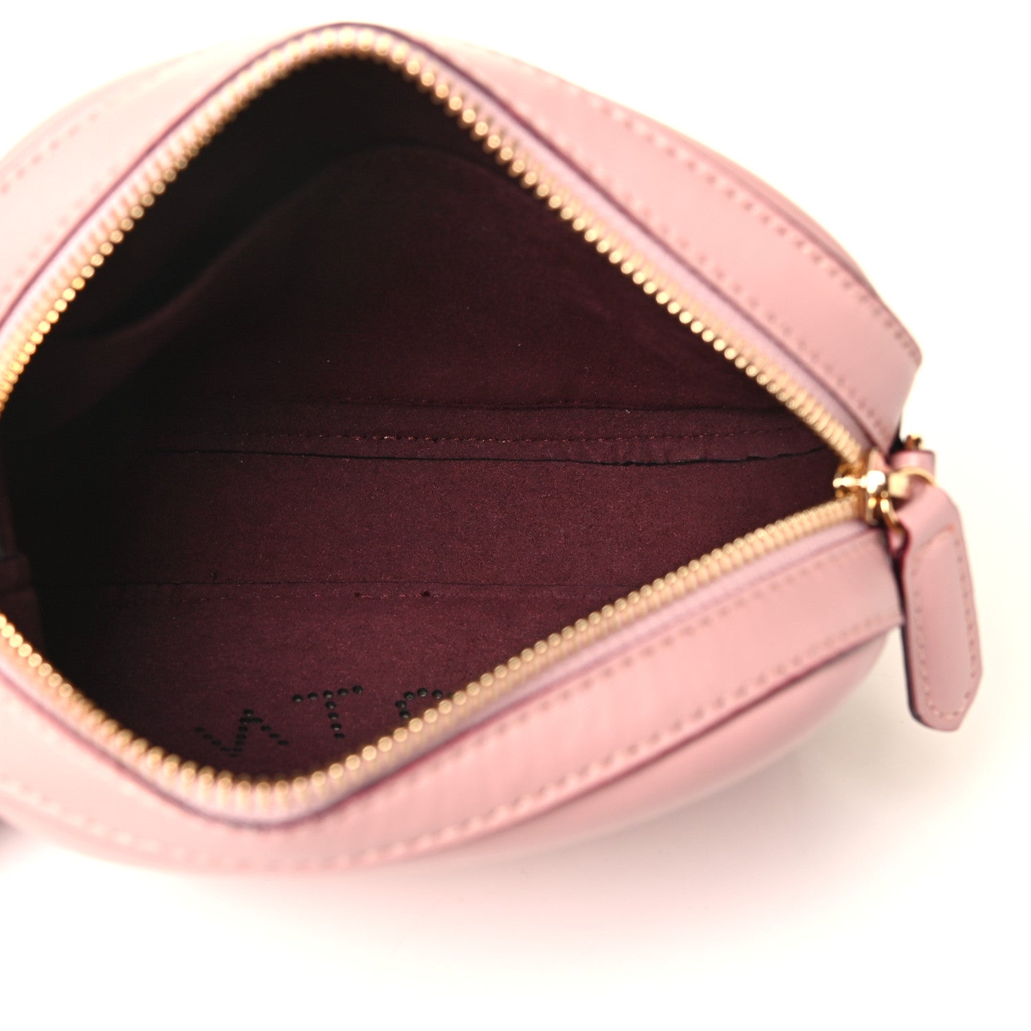 Stella McCartney Eco Alter Nappa Perforated Logo Convertible Belt Bag Pink 4 of 4