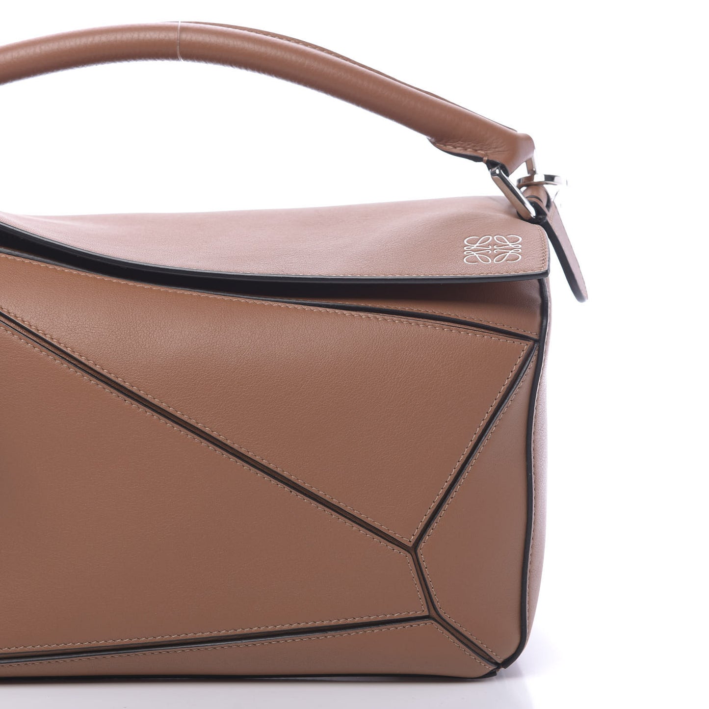 Calfskin Medium Puzzle Bag Tan