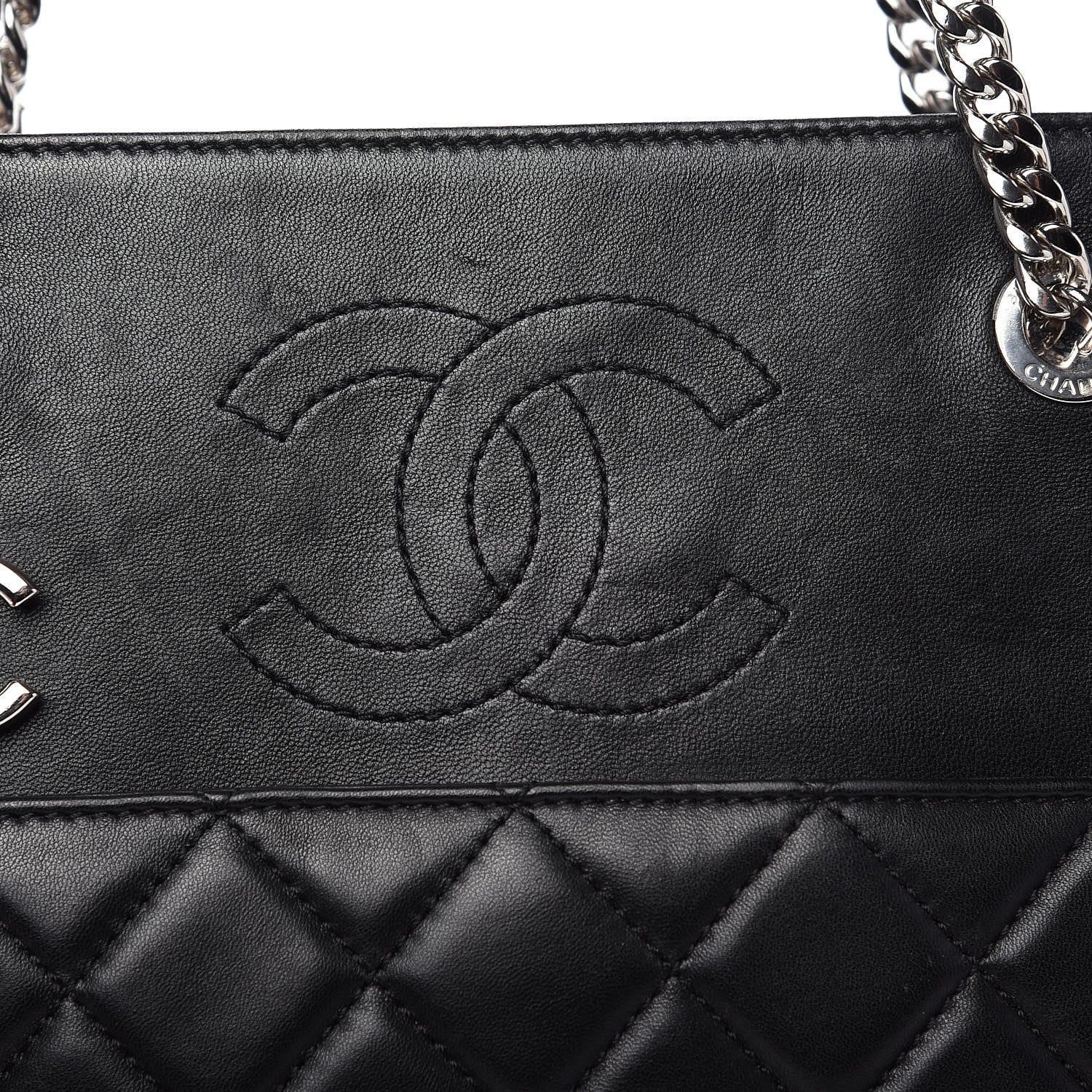 Chanel Lambskin Quilted Medium Urban Delight Tote Black 12 of 14