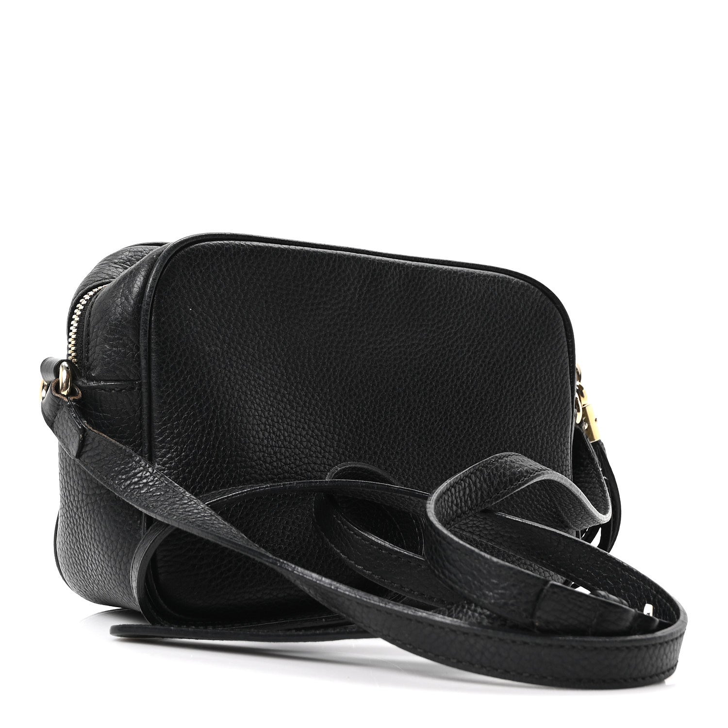 Gucci Pebbled Calfskin Small Soho Disco Bag Black 3 of 10