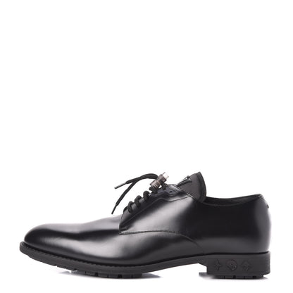 Louis Vuitton Lambskin Mens Derby Shoes 11.5 Black 1 of 11
