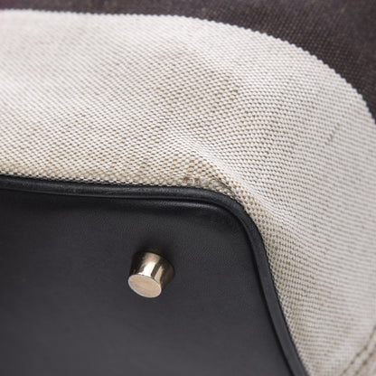 Burberry Canvas Mega Check Medium Susanna Hobo Black 10 of 12