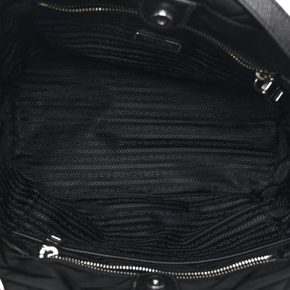 Prada Nylon Tessuto Impuntu Quilted Tote Black 5 of 10