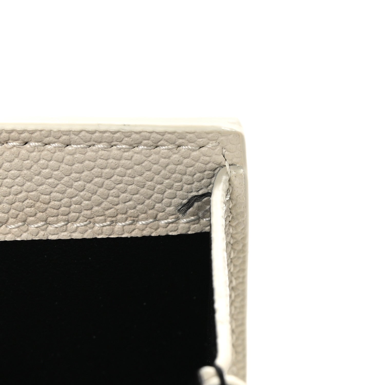 Saint Laurent Grain De Poudre Monogram Uptown Chain Wallet Crema Soft 11 of 11