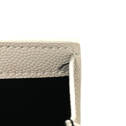 Saint Laurent Grain De Poudre Monogram Uptown Chain Wallet Crema Soft 11 of 11