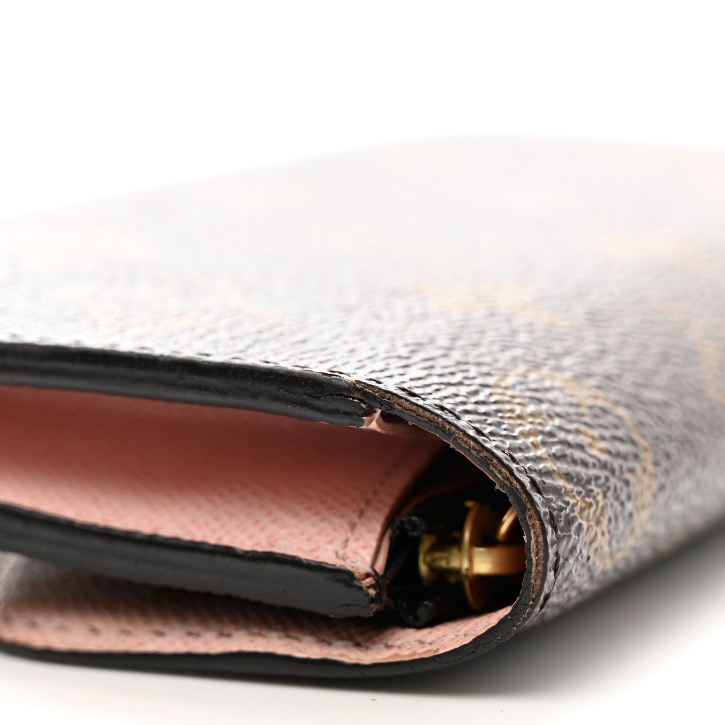 Monogram Emilie Wallet Rose Ballerine
