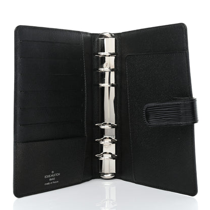 Louis Vuitton Epi Medium Ring Agenda Black 4 of 5