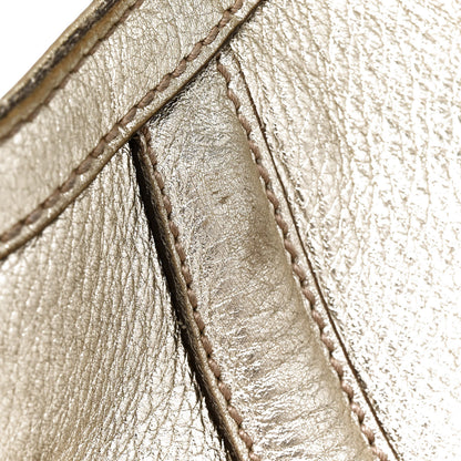 Gucci Leather Medium Britt Hobo Gold 14 of 19