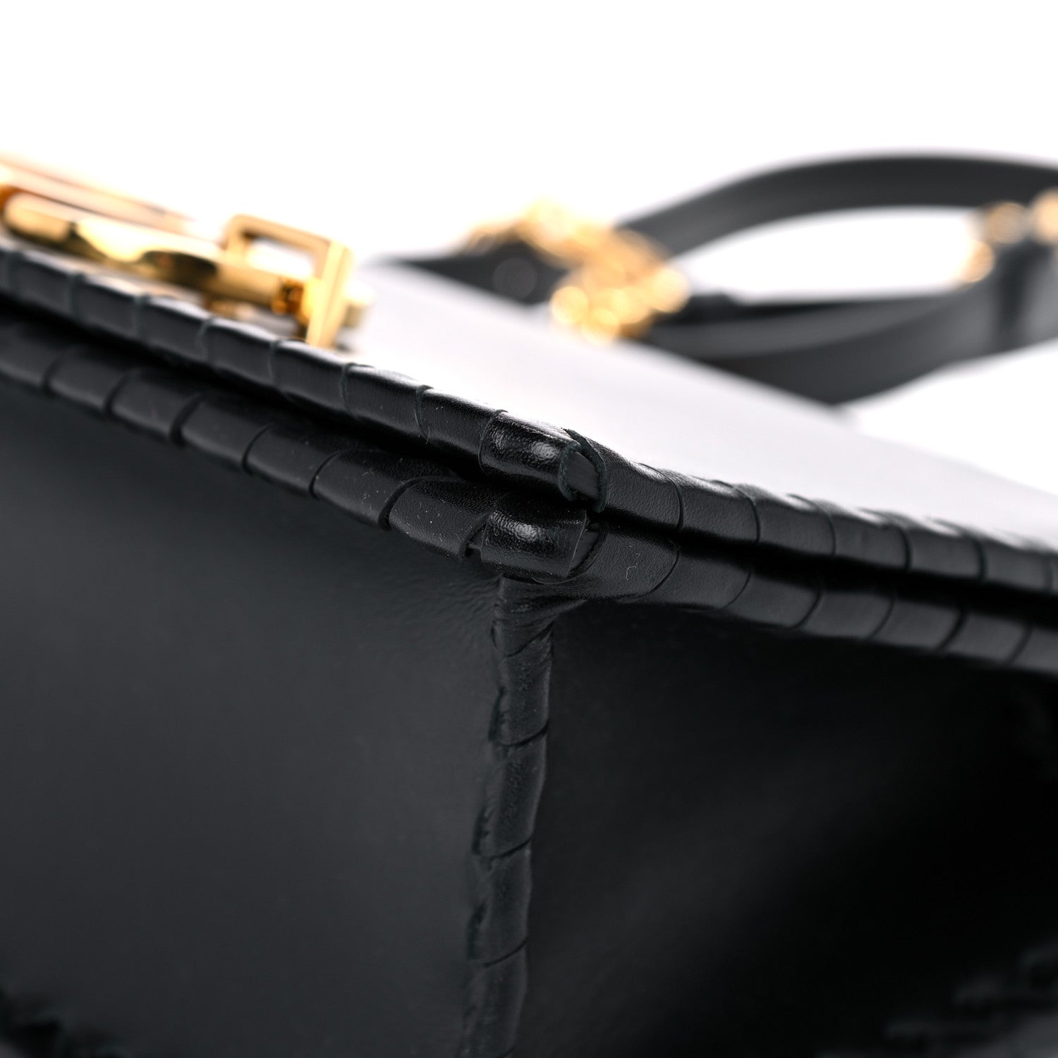 Christian Dior Calfskin Braided 30 Montaigne Chain Flap Bag Black 11 of 18