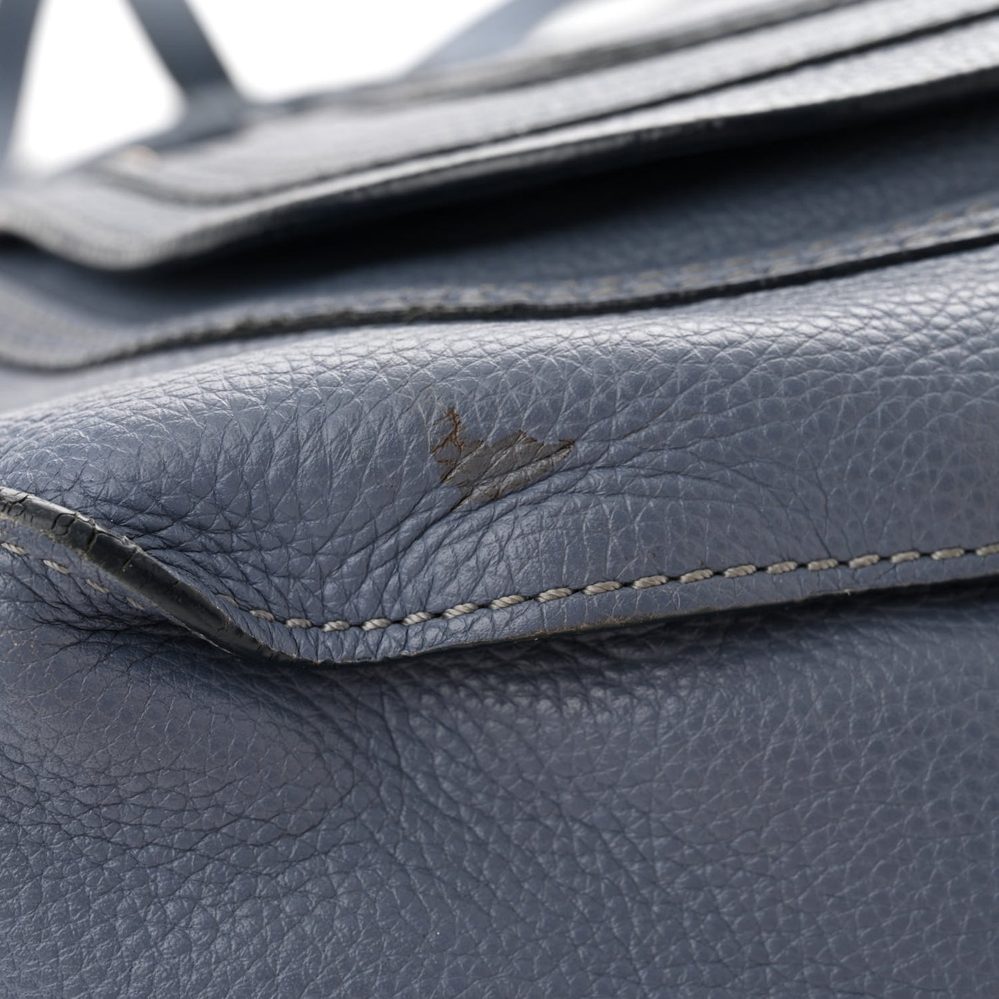 Calfskin Medium Marcie Satchel Cloudy Blue