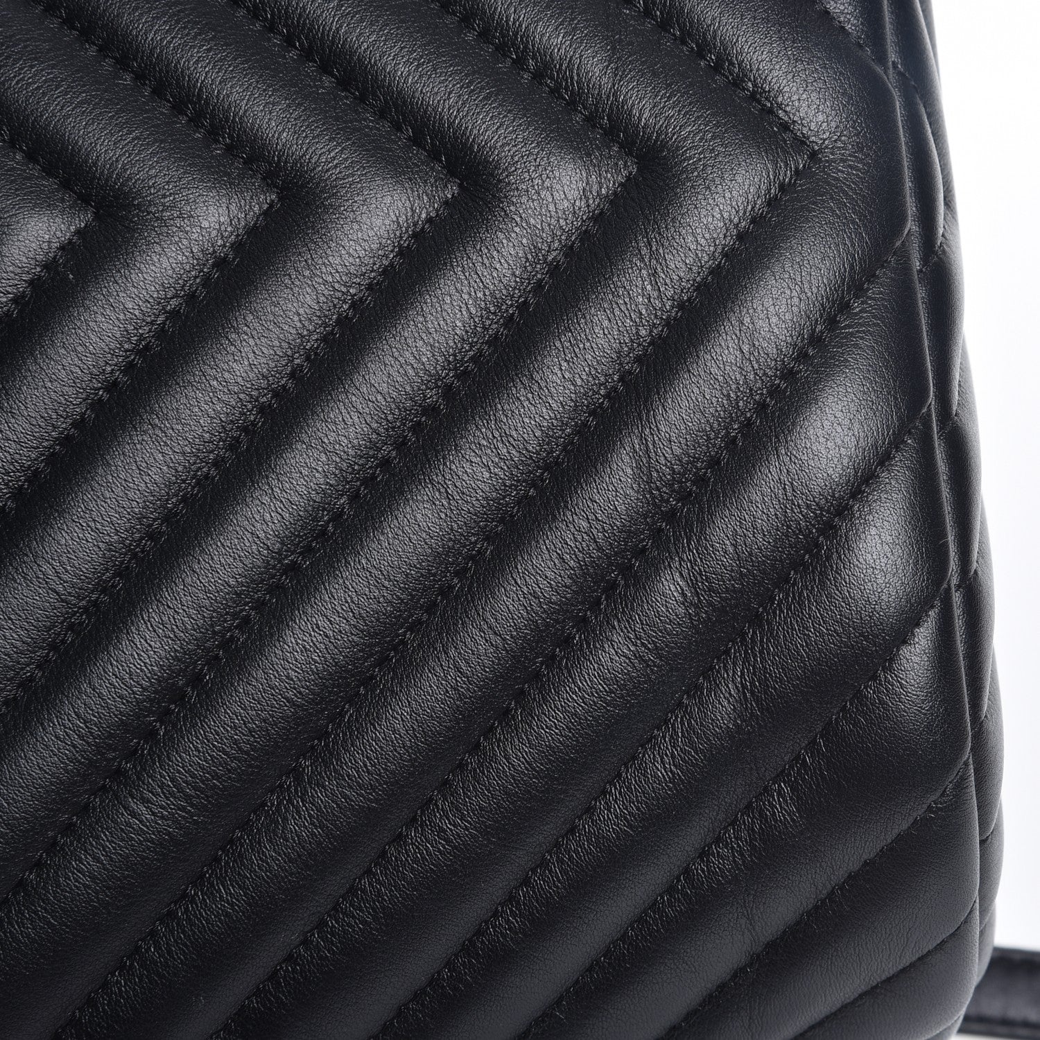 Chanel Calfskin Chevron Quilted Small Urban Spirit Backpack Black 8 of 9