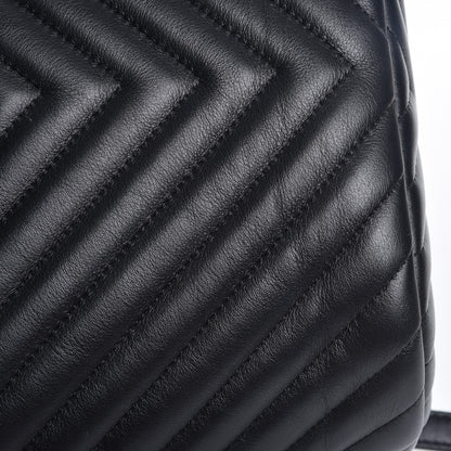 Chanel Calfskin Chevron Quilted Small Urban Spirit Backpack Black 8 of 9