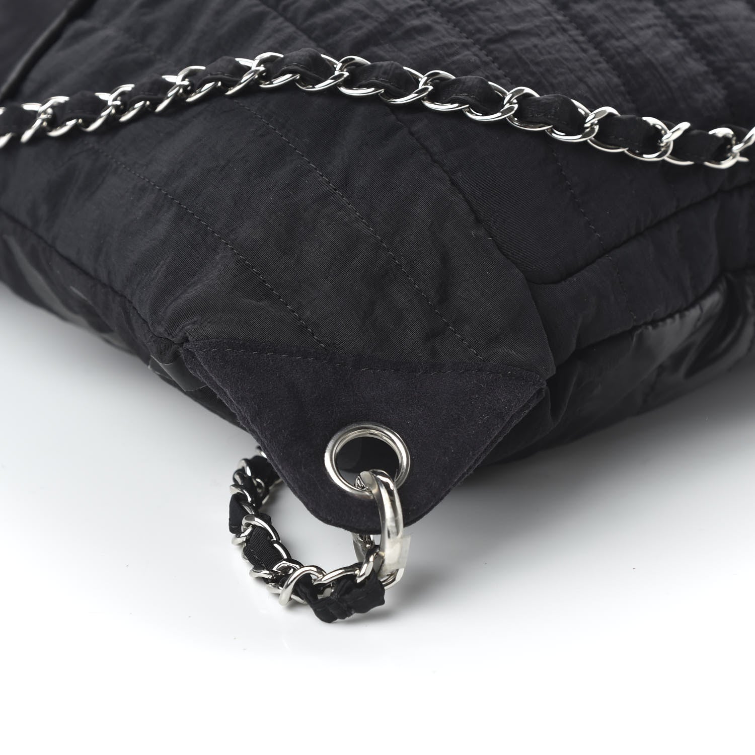 Chanel Nylon Drawstring Backpack Black 5 of 7