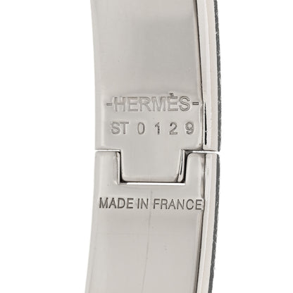 Hermes Enamel Narrow Clic Clac H Bracelet PM White 4 of 6