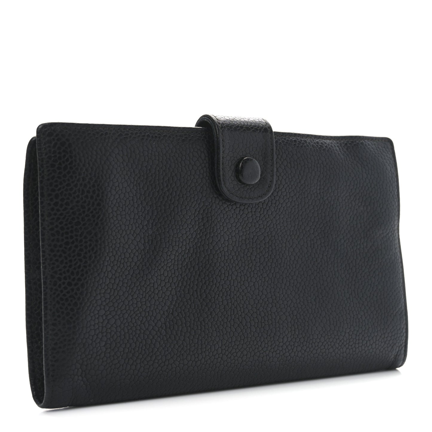Caviar Timeless CC French Wallet Black
