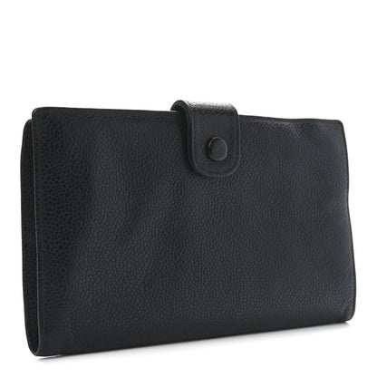 Chanel Caviar Timeless CC French Wallet Black 3 of 8