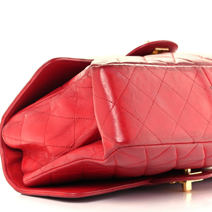 Chanel Lambskin Quilted Medium Double Sided Flap Red 11 of 12