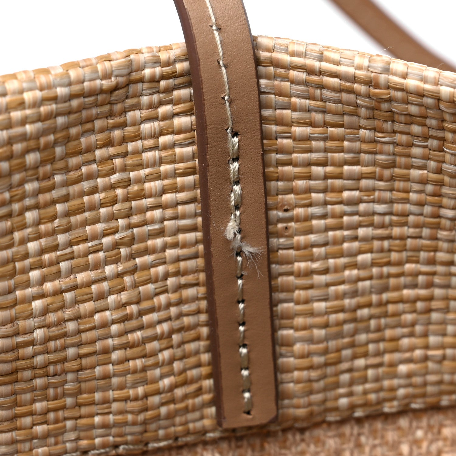 Prada Raffia Logo Tote Naturale 11 of 11