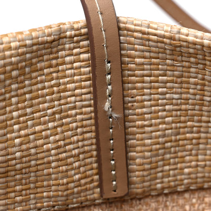 Prada Raffia Logo Tote Naturale 11 of 11