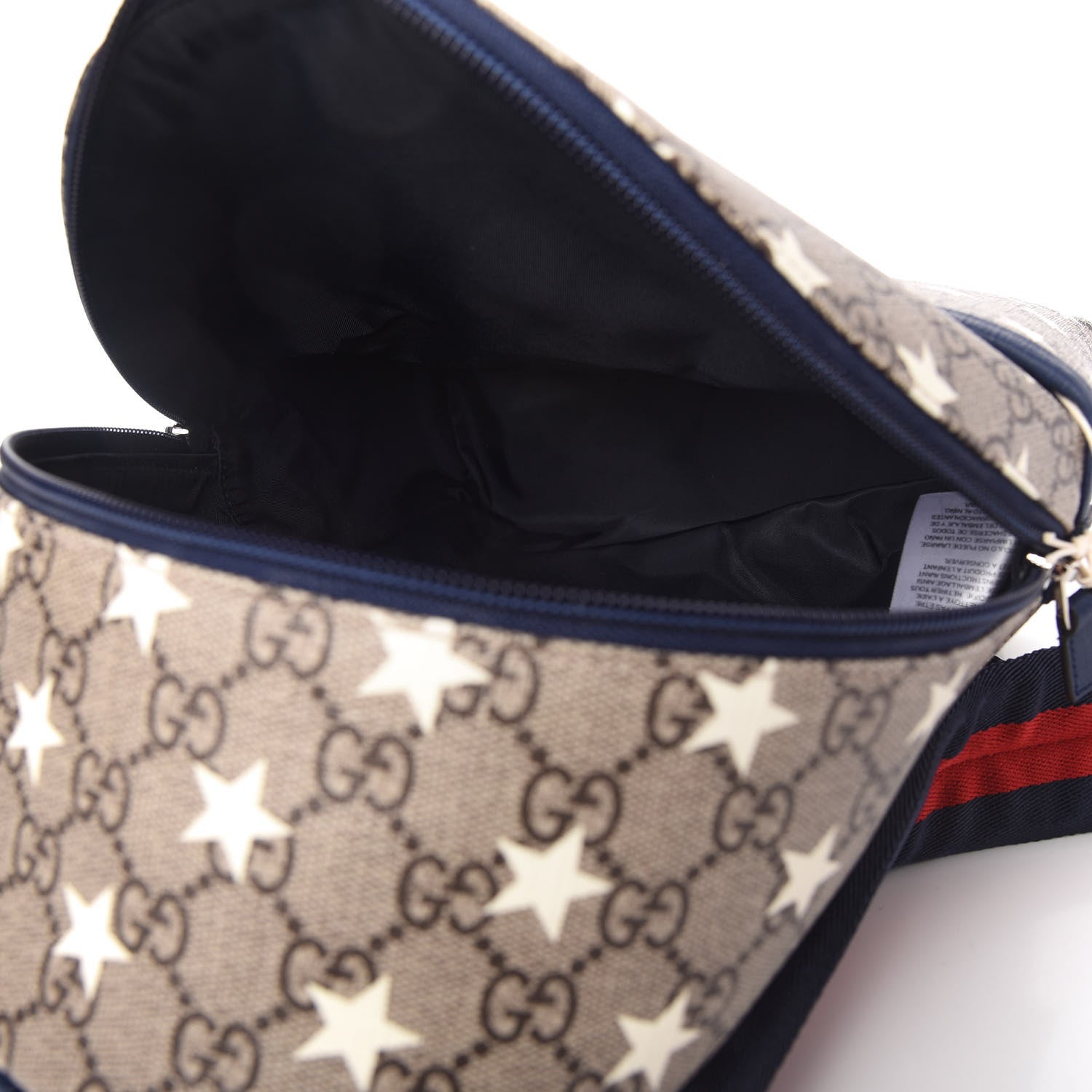 Gucci GG Supreme Monogram Stars Childrens Backpack Beige Ebony Yellow Royal 5 of 10