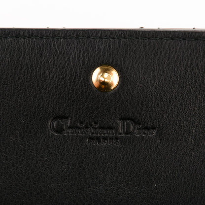 Christian Dior Patent Cannage Rendez-vous Chain Wallet Black 5 of 7