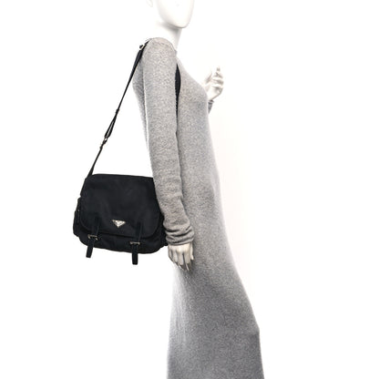 Prada Tessuto Nylon Vela Messenger Bag Black 2 of 10