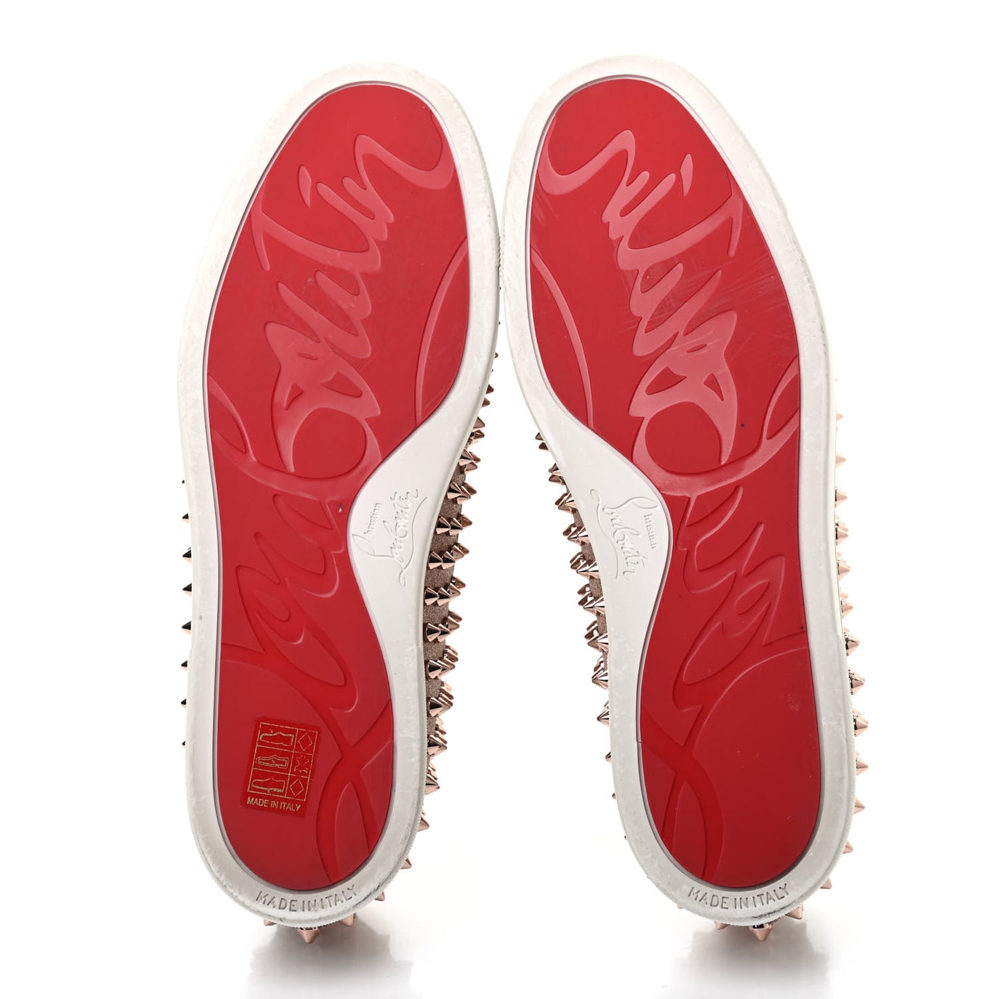 Glitter Spikes Womens Roller Boat Flat 41 Bronze