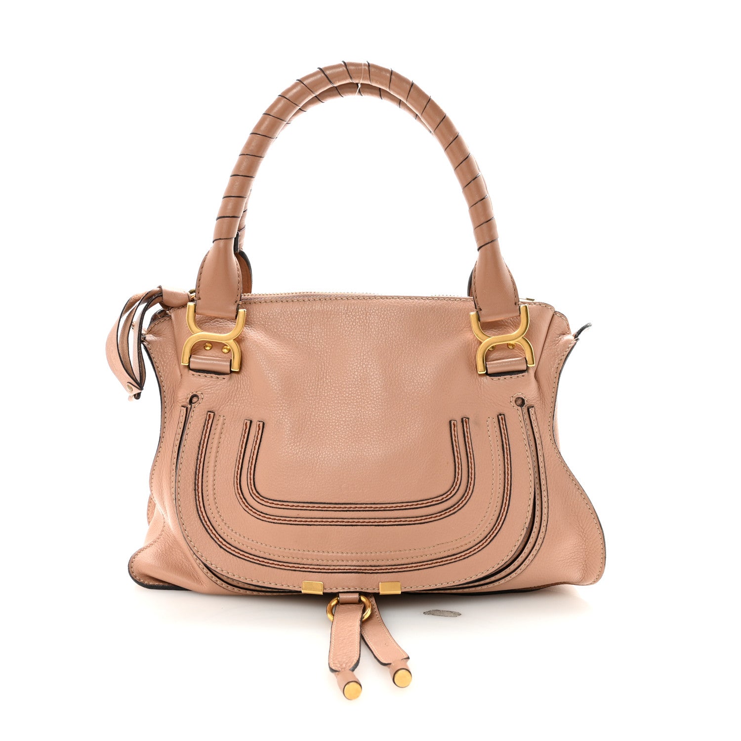 Chloe Calfskin Medium Marcie Satchel Anemone Pink 1 of 9