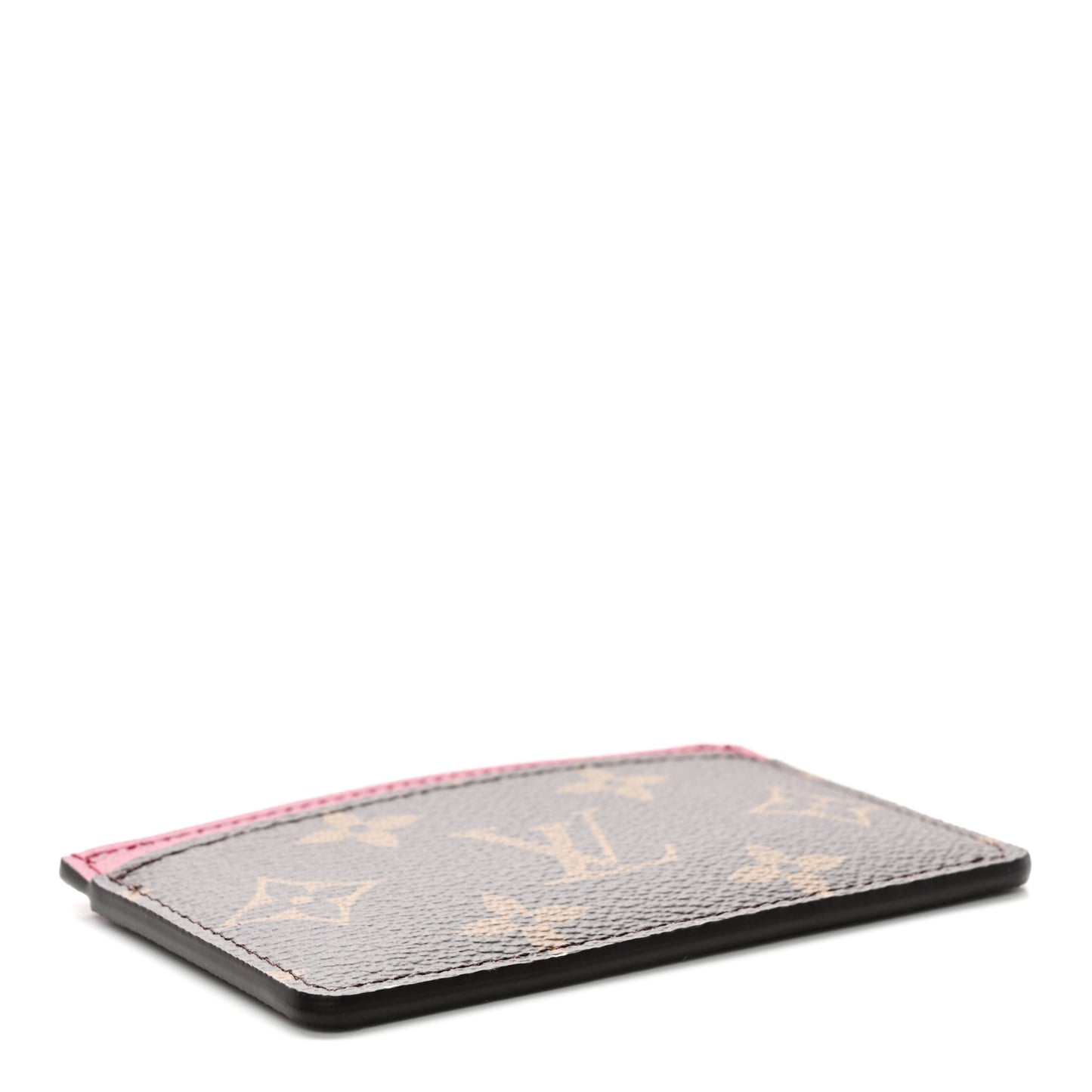 Monogram Card Holder Fuchsia